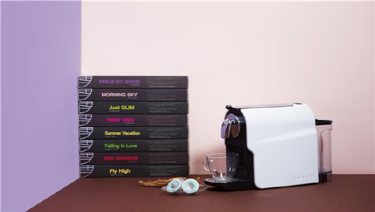 메디프레소의 한방차 머신·캡슐 패키지. 벤처기업협회 제공